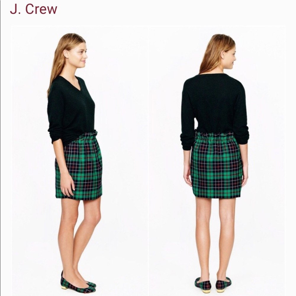 J.Crew Plaid City Mini Skirt